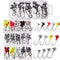 Fishing Hook Variety Box 1g 1.5g 2g 3g 3.5g Fishing Tackle for All Skill Levels